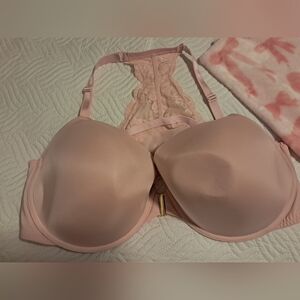 Torrid 48dd Light Pink Lace-Back T-Shirt Bra